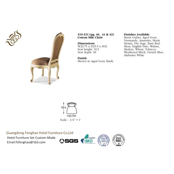 European Style Armchair Leather Hotel Dining Chairs Carved Wooden Sofa Chair