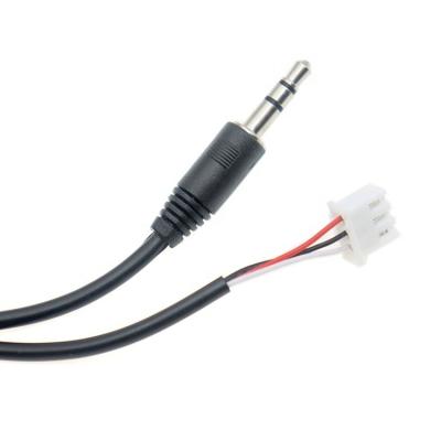 Jack audio TRS de 3,5 mm personnalisé au câble de connecteur 3 broches JST XH
