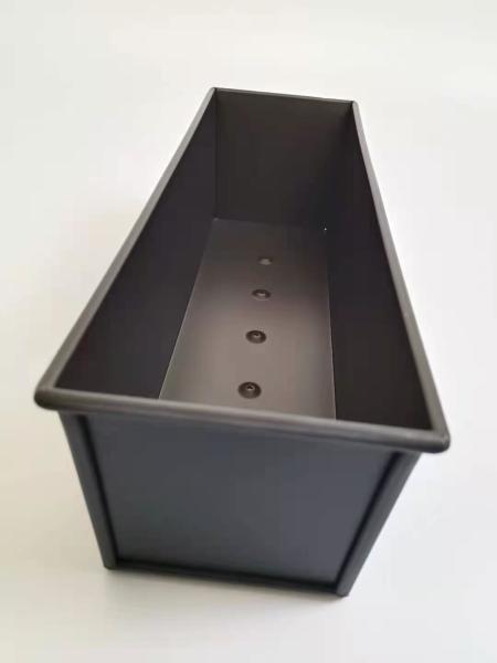 PTFE para dentro não para colar a bandeja do naco do pão da liga de alumínio de 370x120x125mm