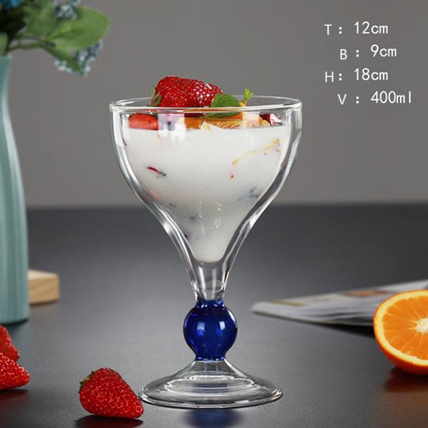 Custom 200ml Double Wall Insulated Borosilicate Glass Cup