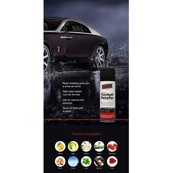 Gloss Finish Car Cockpit Detailer Polish Spray Car Interior Cleaner