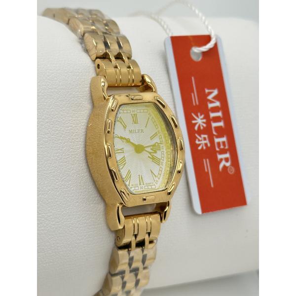 Круглый циферблат 18 мм из нержавеющей стали Ременьные часы водонепроницаемые аналоговые кварцевые часы