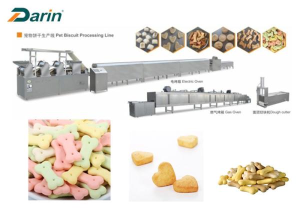 DR -280 Stainless Steel Colored Dog Biscuit Making Machine With Stable Performance
