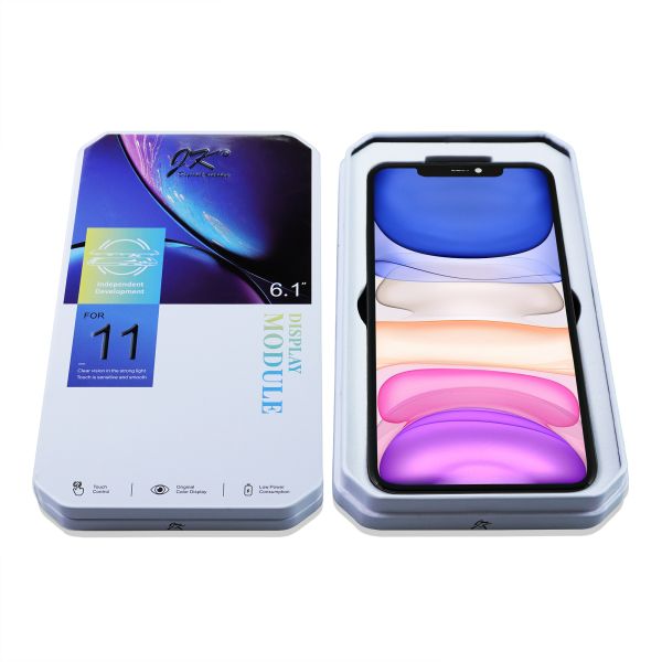 Factory Price iPhone 11 LCD Screen with 650±50 Cd/m2 Brightness 1:1400 Contrast Ratio and 18 Month Warranty