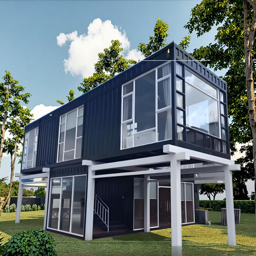 20ft Detachable Container House with Steel and Sandwich Panel Material for Office Modular Tiny House