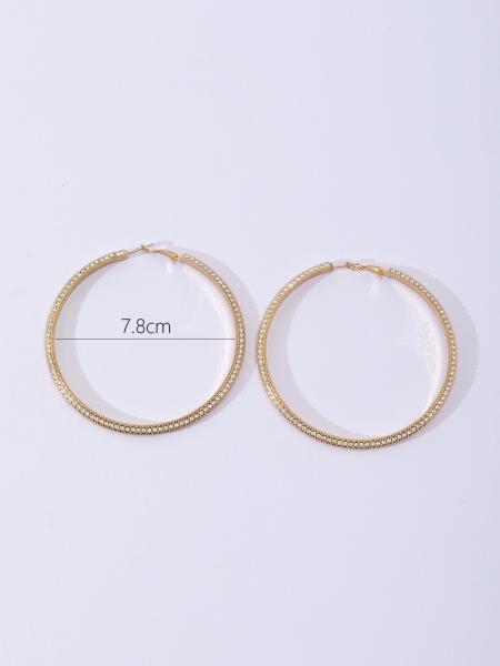Fashion Big Hoop Earrings For Women Jewelry Gift