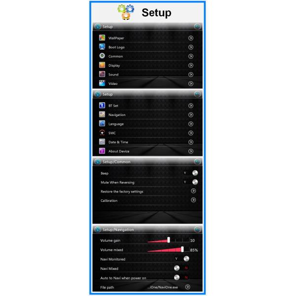 Ouchuangbo Touch Screen GPS Navigation for Universal Car DVD Video System RDS Bluetooth OCB-6205A