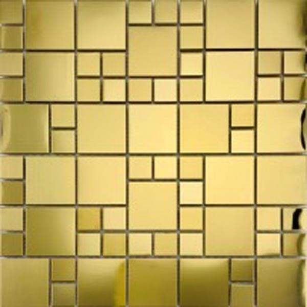 Мозаика металла квадрата нержавеющей стали 48*48MM красивая для украшать домашнюю столовую гостиницы