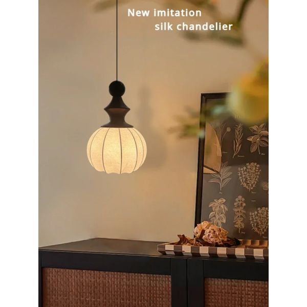 Dining Room Kitchen Chandelier Home Decor Bedsroom Bedside Hanging Light Vintage Wooden Ceiling Pendant Lamp (WH-VP-313)