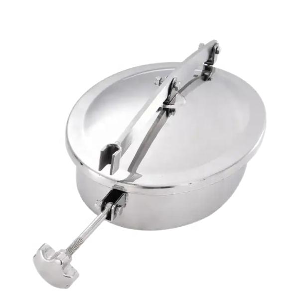 Couverture ovale de type mini sans réservoirs sous pression pour acier inoxydable 304 316 316L