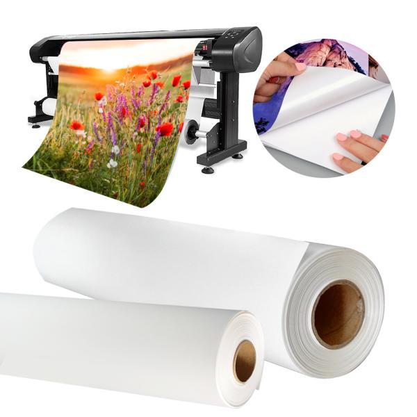 108gsm Waterproof Pigment Dye Inkjet Matte Coated Label Sticker Paper