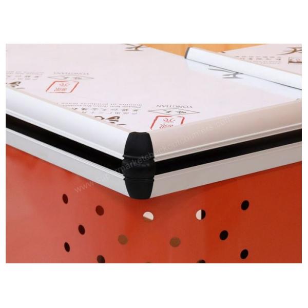 Orange Checkout Counters For Retail Stores / Boutique Cash Wrap Counter