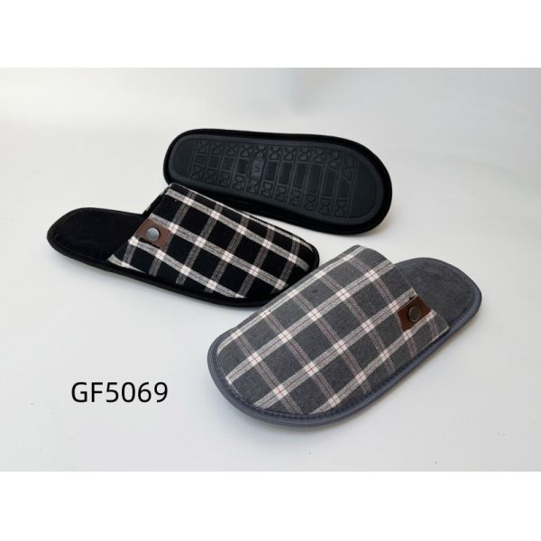 Pantoufles d'intérieur et d'extérieur chaudes antidérapantes pour hommes avec dessus à la mode - Échantillons gratuits