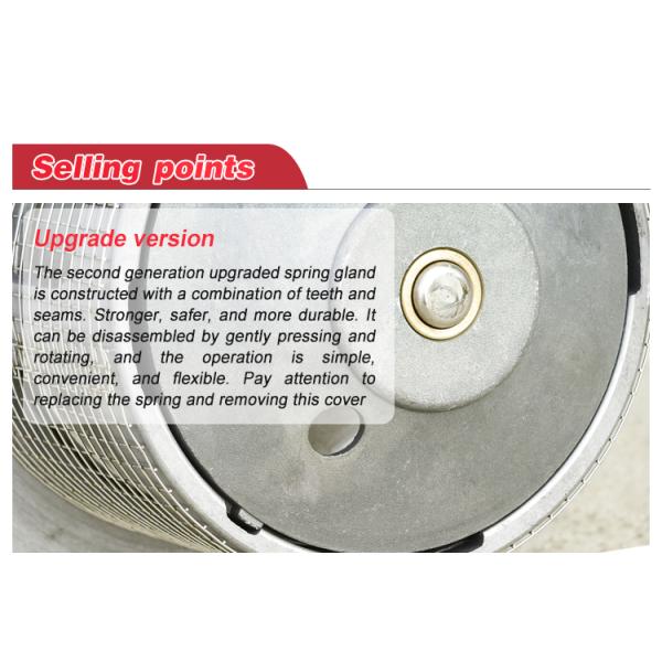 Customizable 4 Inch Aluminum Square Flange Road Tanker Emergency Bottom Valve with BALL Structure