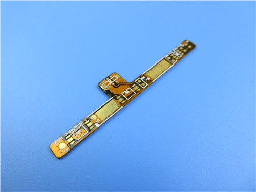 Двойник встал на сторону гибкая монтажная плата Polyimide PCB мягкая с золотом погружения и укреплением FR4 для антенн