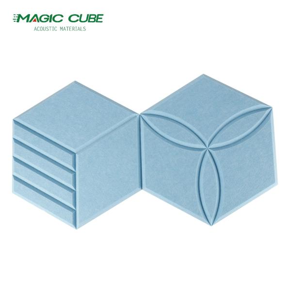 Formaldehyde-Free Eco-Certification Polyester Fiber Acoustic Panel for Acoustic Insulation 1400gsm-3700gsm