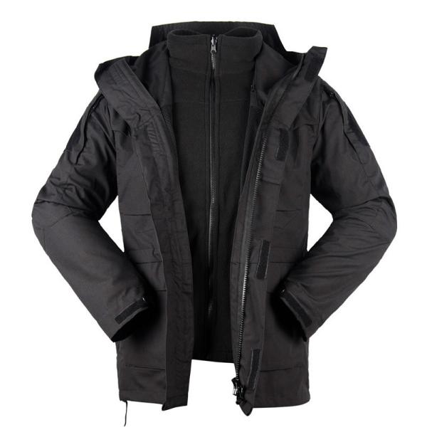 ODM Military Winter Coat Men Windbreaker Hood Fiber Polyester