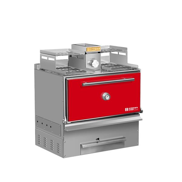 Commercial BBQ Grill and Charcoal Oven with 304 Stainless Steel Construction, Multifunctional Use, and 300-600°C Cooking Temperature