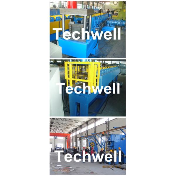 Quick Interchangeable CZ Purlin Cold Roll Forming Machine for 1.0 - 3.0 mm Thickness Steel Coil