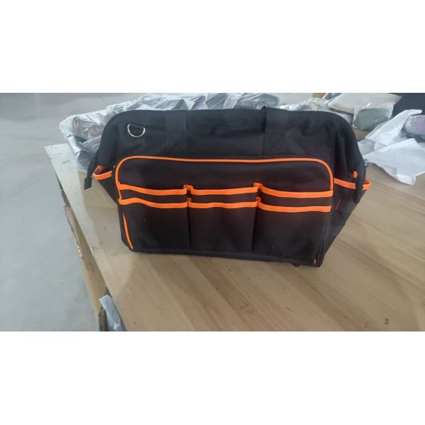 In Stock New Style 17Inch Heavy Duty Zipper Closure Thickened Wear Resistant Oxford Cloth Portable Storage Tool Bag
