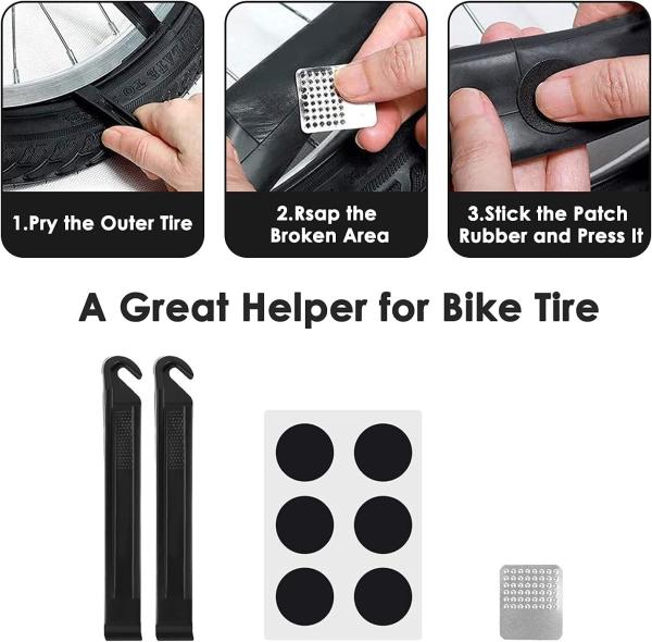 Bike Repair Tool Kit - 16 in 1 Bicycle Multitool Mountain Bike Tool Cycling Maintenance, Bike Hex Key Wrench