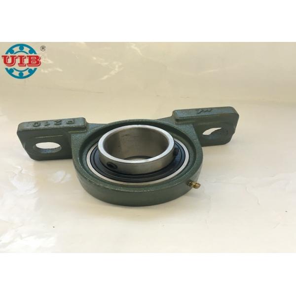 UC208 Industrial Insert Ball Bearings With P208 Cast Iron Green Gray Bearing Housing