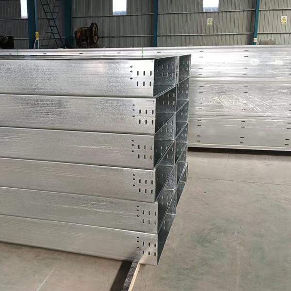 1.5mm Thick HDG Hot Dipped Galvanize Cable Tray Customized Ladder Tray Steel Construction Material