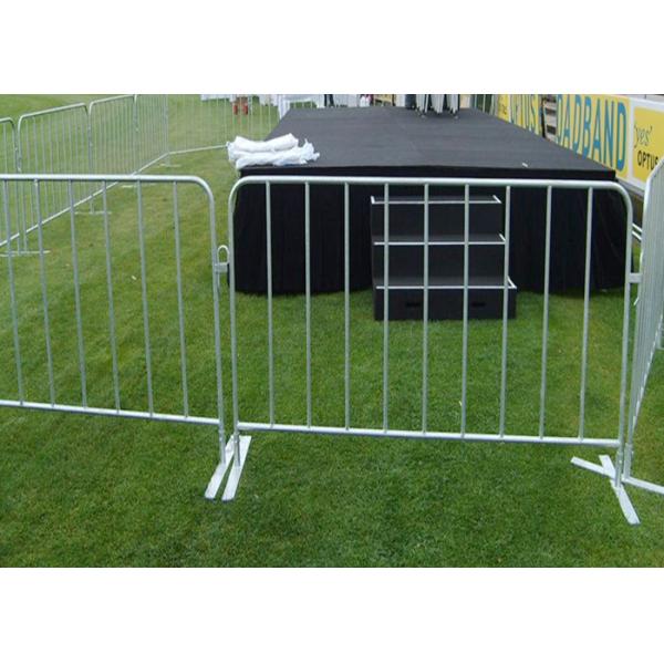 Road Access To Safe Metal Crowd Barriers Of Low Carbon Steel Tube For Public Events
