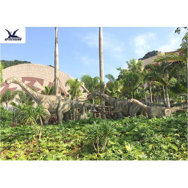 Large Outdoor Dinosaur Garden Ornaments With Silicon Rubber Durable 200-800W