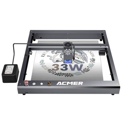 ACMER P2 33W Laser Engraver Cutting Machine, Wood Desktop Laser Engraver And Cutter High Speed 30000mm/min