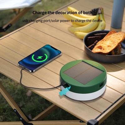 Modern LED Solar Pathway Lights Green Orange Color Yard Lighting Auto On Off