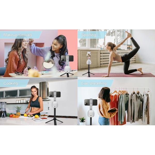 AI привел автоматический отслеживая держатель в действие телефона для Vlogging, течь и видео- звонков