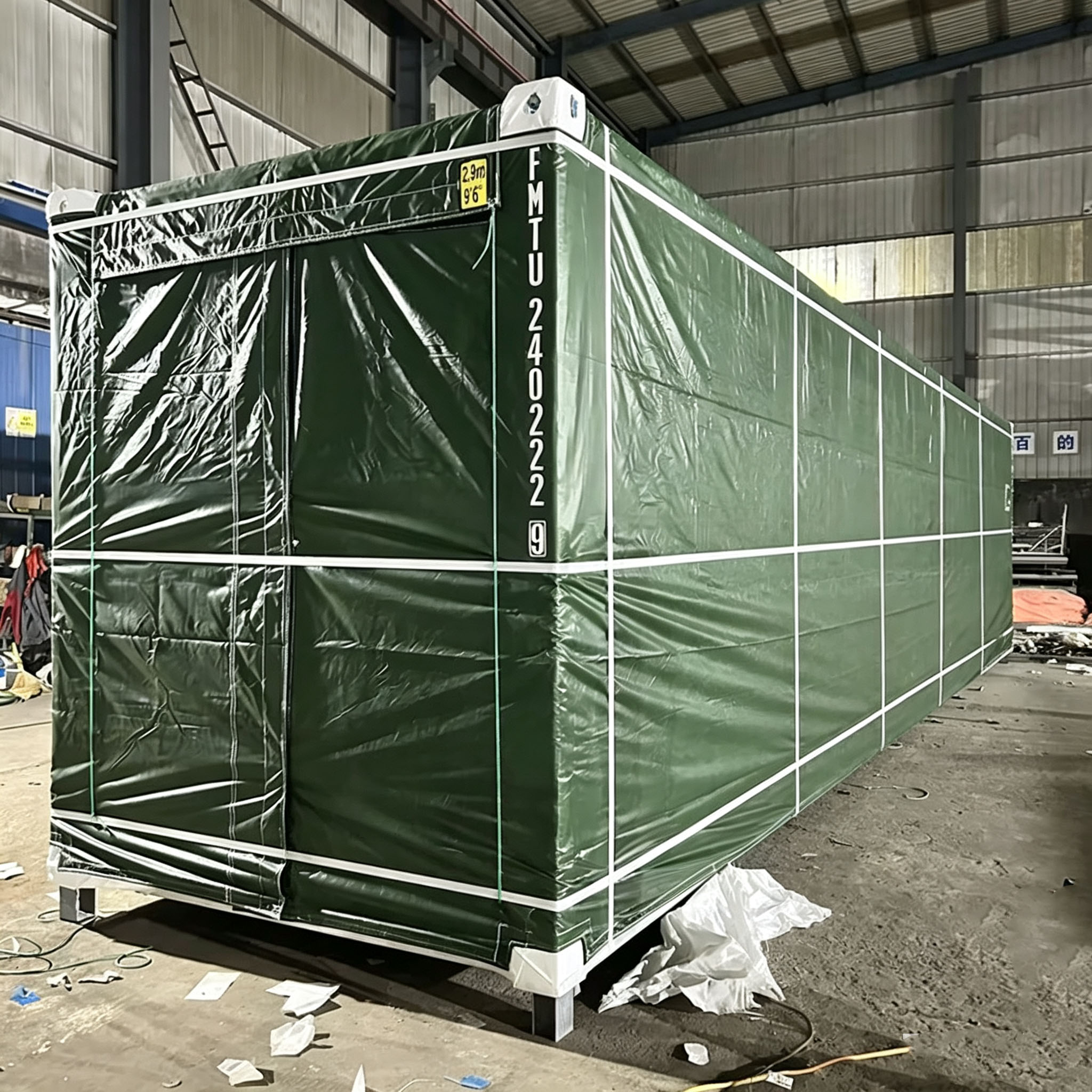 40HC Factory Equipment Heavy Duty Waterproof Industrial Machinery Storage Box Steel Container for Factory Material Storage