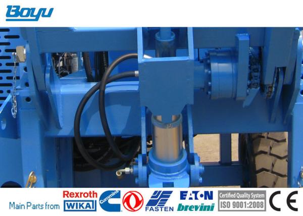 ligne de transmission 40kn de 1200mm hydraulique refroidissement par l'eau d'extracteur de câble