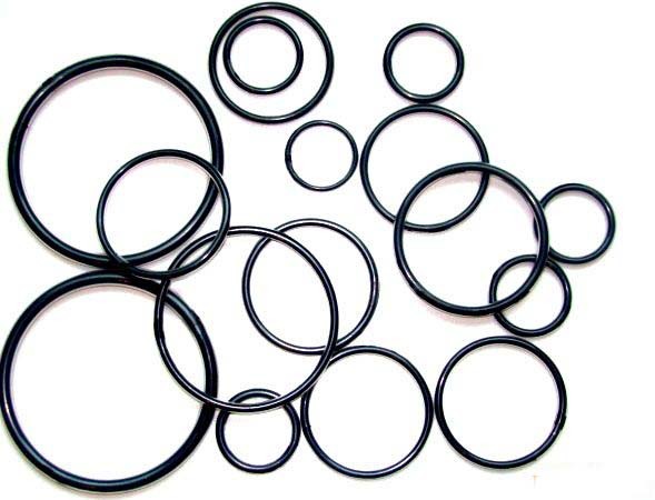 Professional Sealing Custom Silicone Rings , Round Platinum Cured Silicone Gaskets