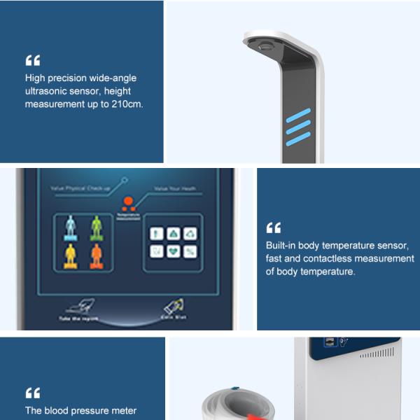 Weight Height Body Fat Analyzer Scale for Self Service Body Health Checking Machine