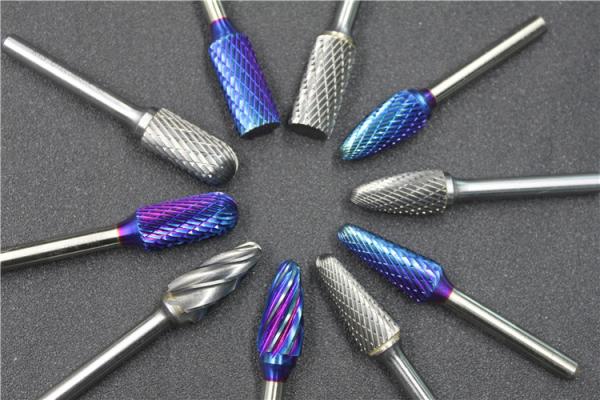 YG Series Standard Cut 1 4 6mm Shank Coating Carbide Burr Bits For Aluminum Acceptable Trial Order