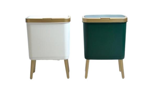 Large Household Bathroom Creative Living Room Tall Kitchen Narrow Slit Rectangle Plastic Trash Can Recycling Bin Waste Bin
