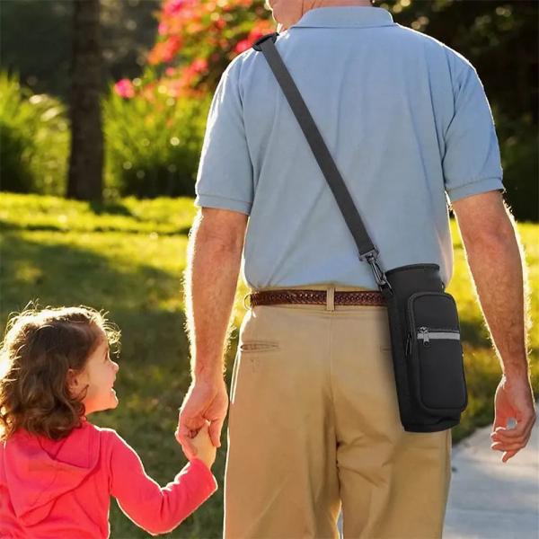 3.3 X 10.6 Inches Waterproof Neoprene Water Bottle Holder Travel Insulated Portable Thermal