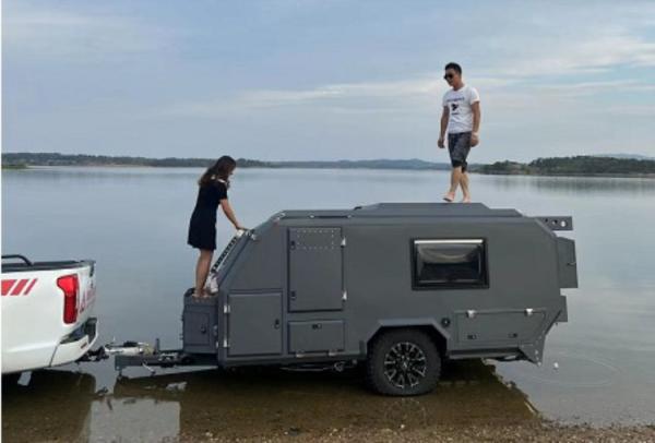 Light Weight Off Road Camper Trailer Fashionable Designed Top Tent Trailer