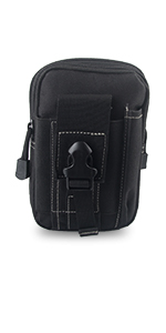 Universal Tactical Seat ​Back Organizer Vehicle Molle Panel Organizer Storage Bag With Detachable Molle Pouch