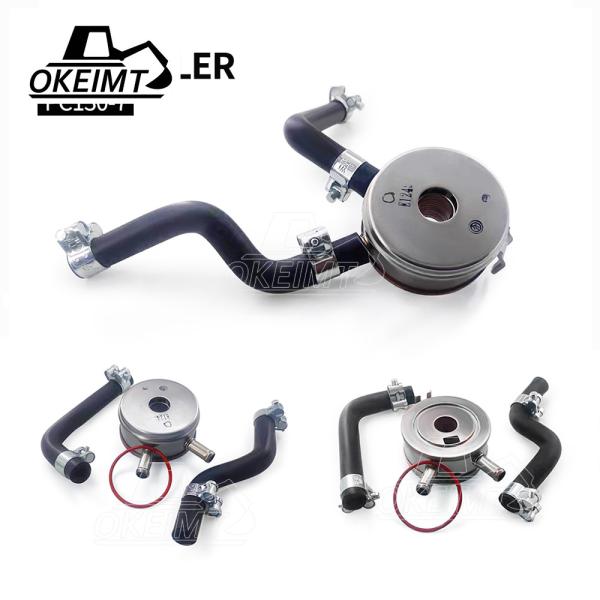 Original and Aftermarket PC130-7 4D95 B3.3 QSB3.3 Engine Parts Oil Cooler Core 4983996 4982639 C6205615400 6205-61-5400