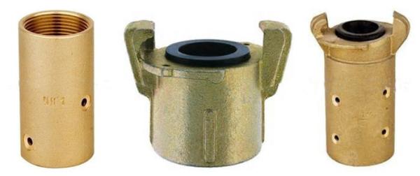 Brass Sandblast Hose Couplings , Sandblast Nozzle Holder OEM / ODM Available