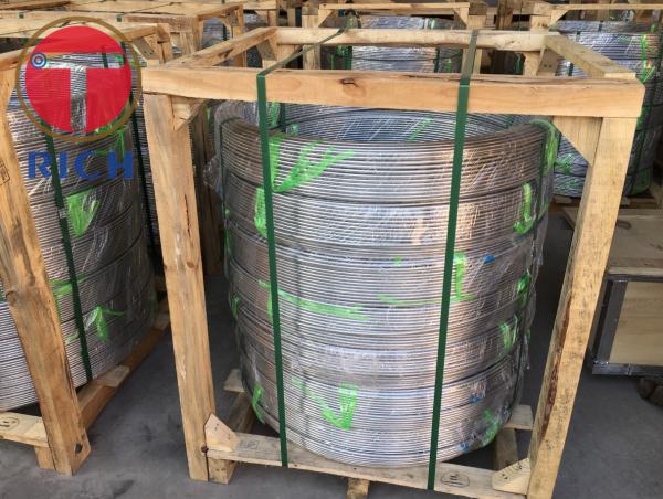 Tube d'échangeur de chaleur en acier inoxydable sans soudure de 16 mm 30 mm certifié ISO