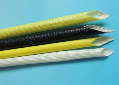 Flexible UL VW-1 Acrylic Coated Fiber Glass Sleeving / Sleeves for Insulation Wear Resistance