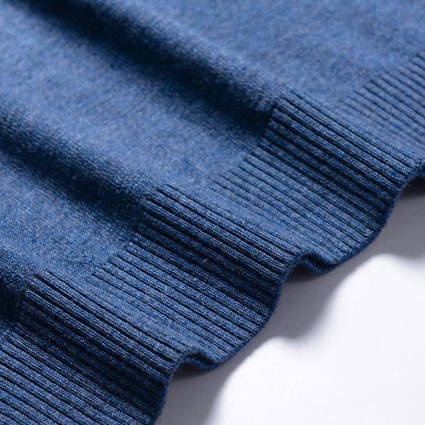 Crew Neck Knitted Mens Wool Pullover Sweaters Anti - Shrink For Autumn / Winter