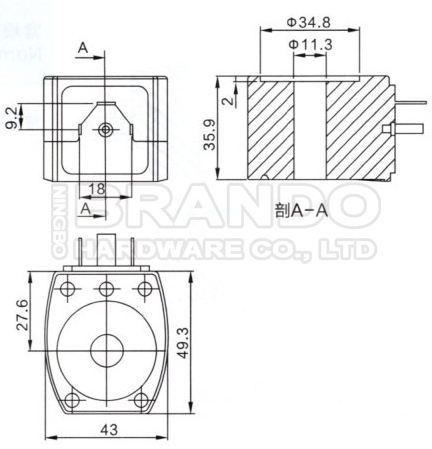 Тип катушка 24V 48V 110V 115V 220V 230V MP-C-146 ASCO клапана соленоида