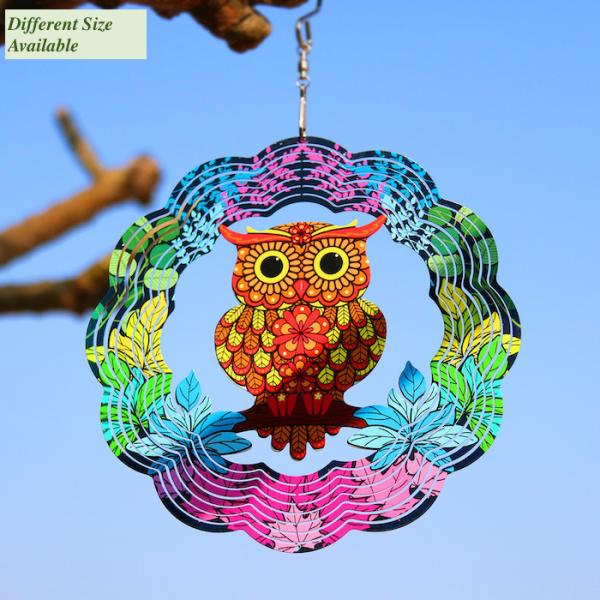 Espessura de gerencio 0.5mm do girador do vento de Owl Nordic Style Stainless Steel