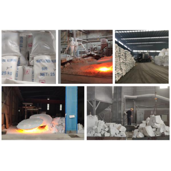 99% Calcined Alumina White Corundum Abrasive White Corundum Surface Treatment