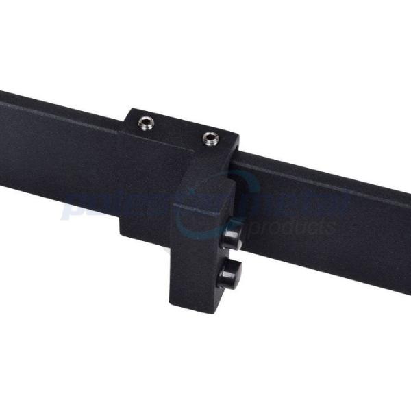 наборы оборудования двери амбара черноты сатинировки рельса 2000mm стальные самомоднейшие декоративные сползая